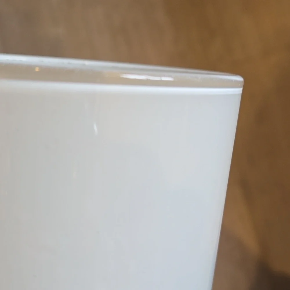 Rae Dunn Milky Glass "BRUSHES" Holder - Picture 6 of 6